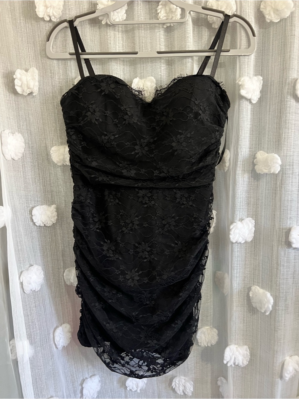 Midnight Romance Lace Bodycon Dress